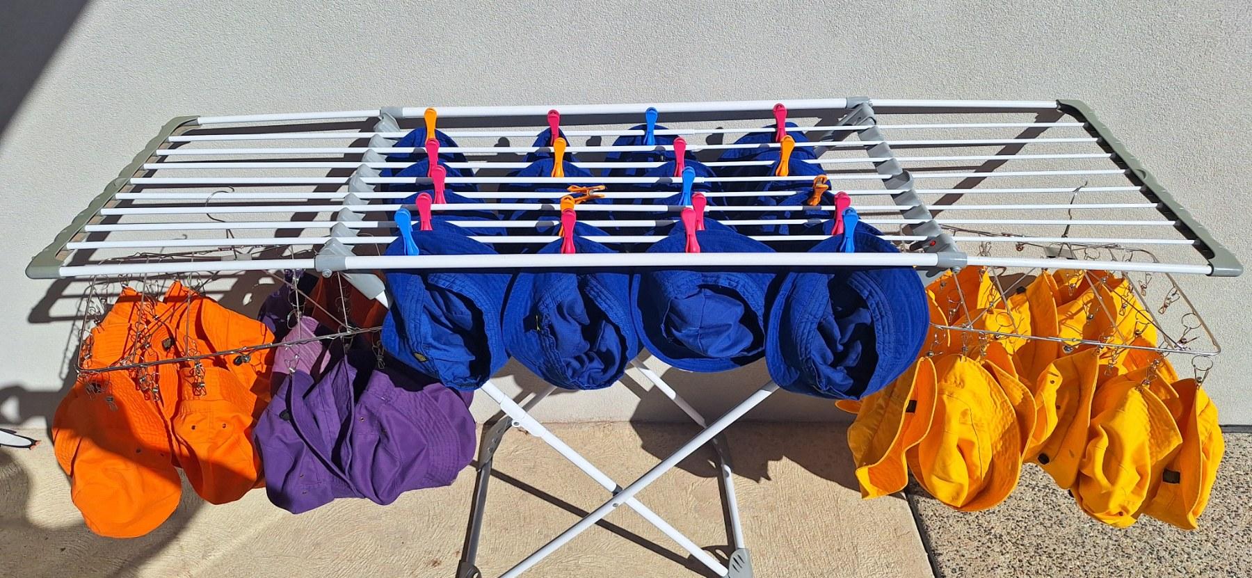 How We Wash Sun Hats for Early Learning Centres
